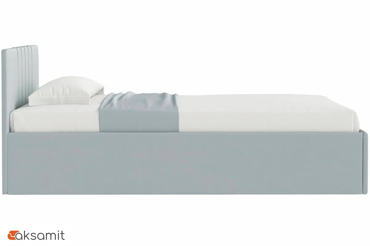 Кровать Соло односпальная с ПМ 90х200 (Newtone Light Grey/Светло-серый) Кровать Соло односпальная с ПМ 90х200 (Newtone Light Grey/Светло-серый)