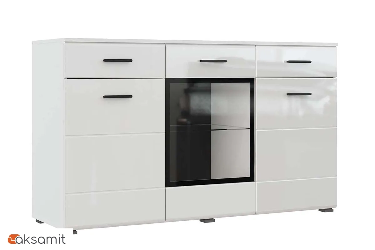 Комод Gloss КМ-150 Белый/Белый глянец (71373117) Комод Gloss КМ-150 Белый/Белый глянец (71373117)