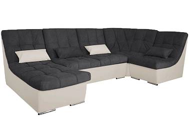 Угловой диван София 2 ДКУ латы Сахара 26 Темно-серый