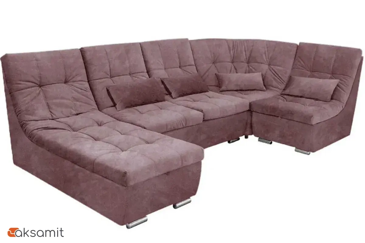 Угловой диван София 2 ДКУ латы Siesta Cocoa