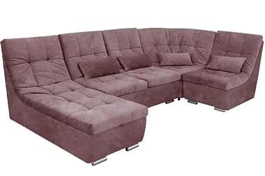 Угловой диван София 2 ДКУ латы Siesta Cocoa