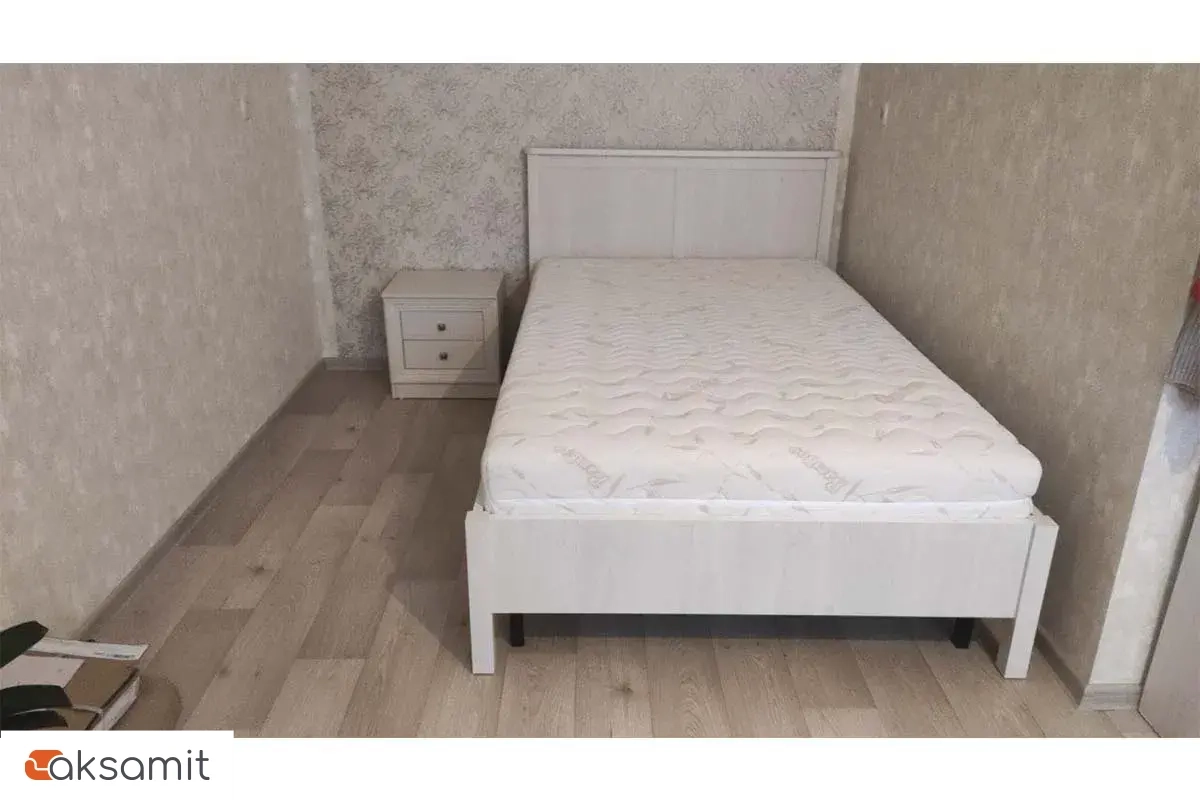 Кровать Sherlock без основания 120х200 (Ясень Анкор светлый) Кровать Sherlock без основания 120х200 (Ясень Анкор светлый)