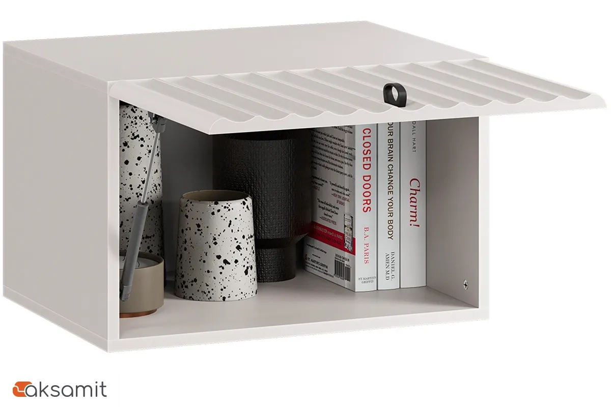 Шкаф настенный Тиффани (546) (Кашемир / Кашемир матовый)