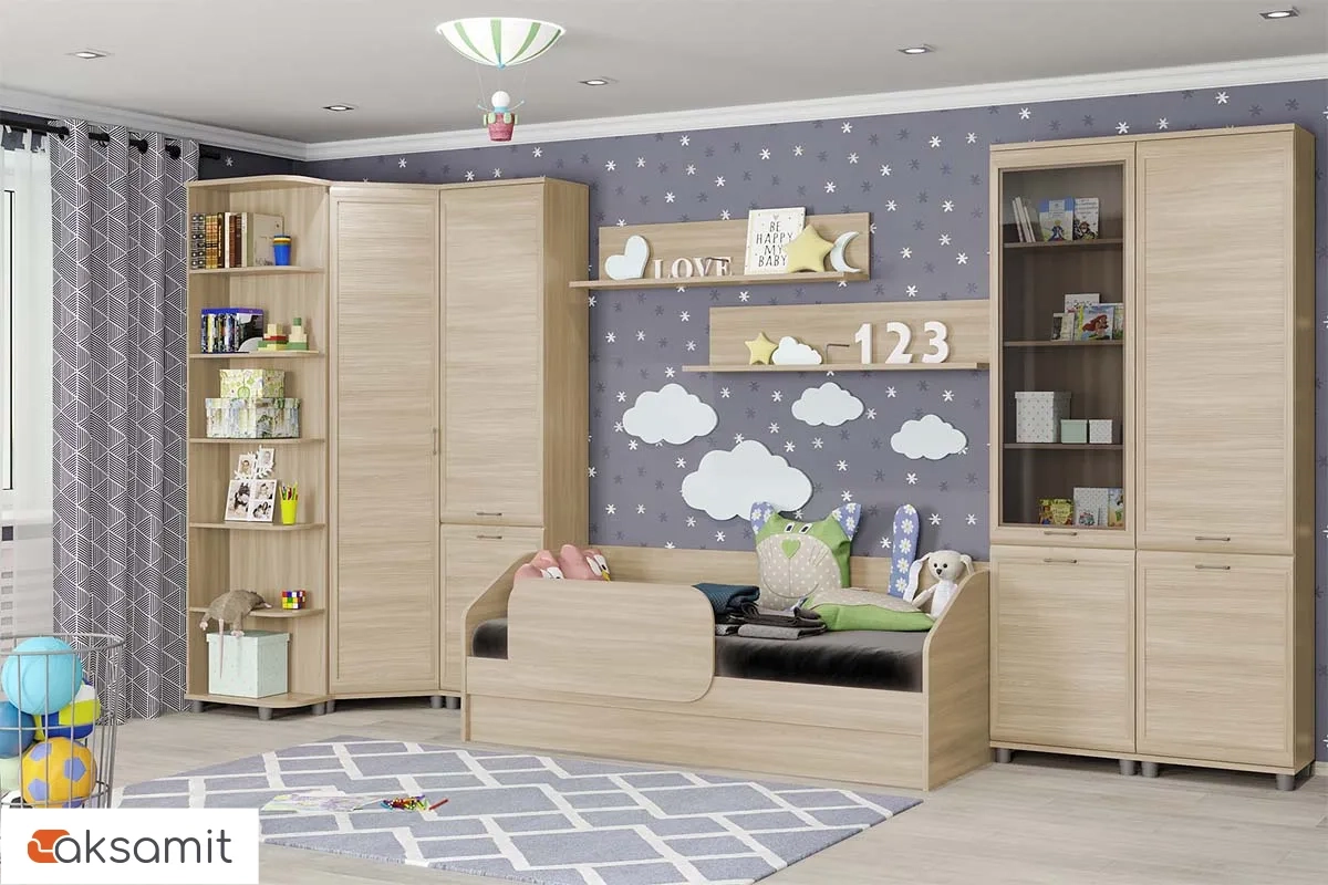 Кроватный бортик КБ-1001 (Ясень Асахи)