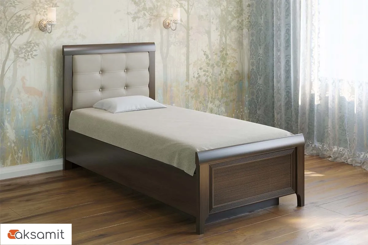 Кровать КР-1035 90х190 (Акация Молдау) Кровать КР-1035 90х190 (Акация Молдау)
