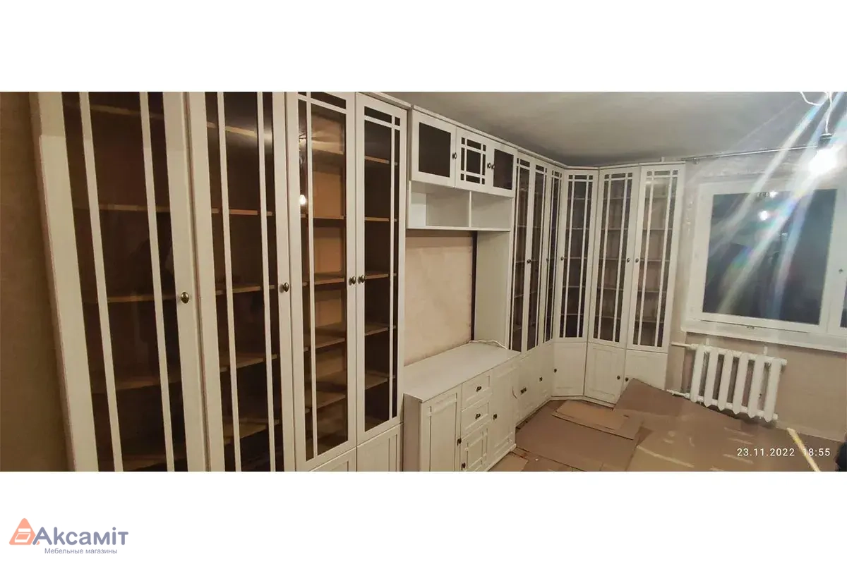 Шкаф для книг со скосом вправо Sherlock 35 (Ясень Анкор светлый) фото