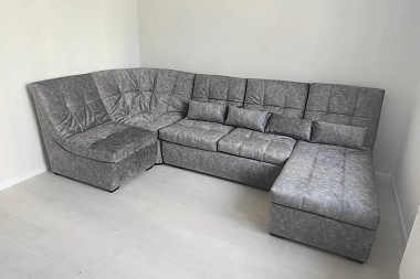 Угловой диван София 2 ДКУ латы Siesta Грей