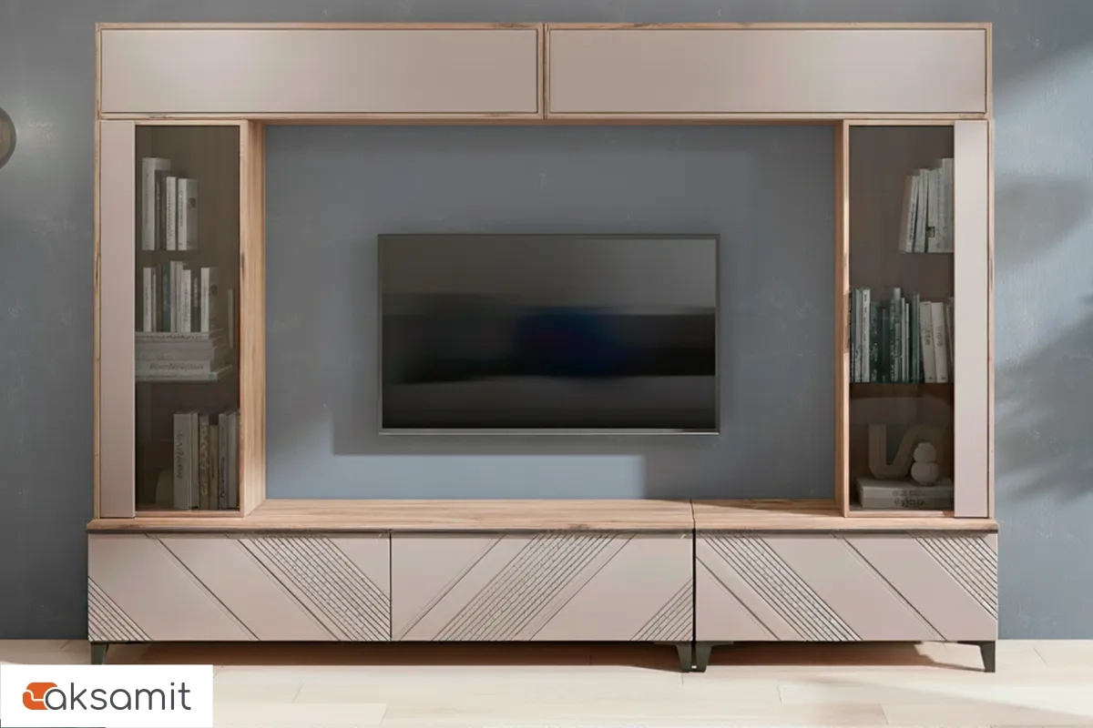 Гостиная Кенди (Дуб Альпийский/Ясень Грей Софт)