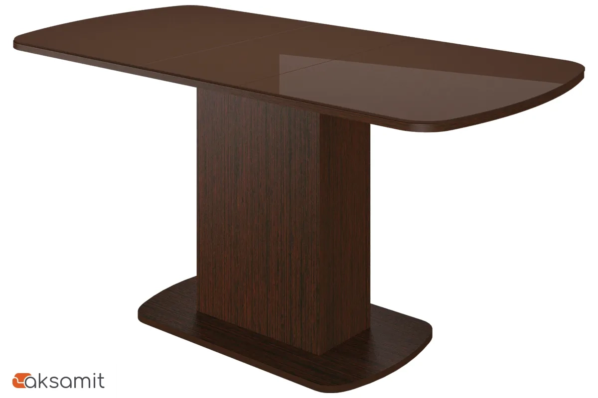 Стол обеденный раздвижной Соренто 2 (Шоколад Глянец)