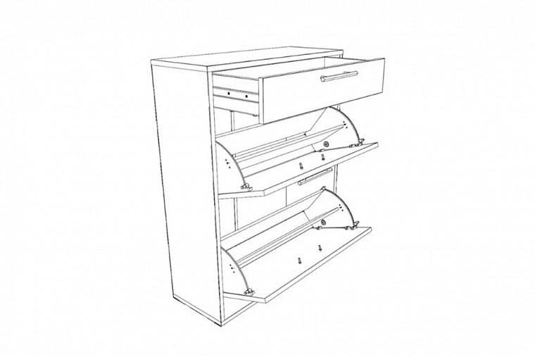 Сборка тумбы для обуви
