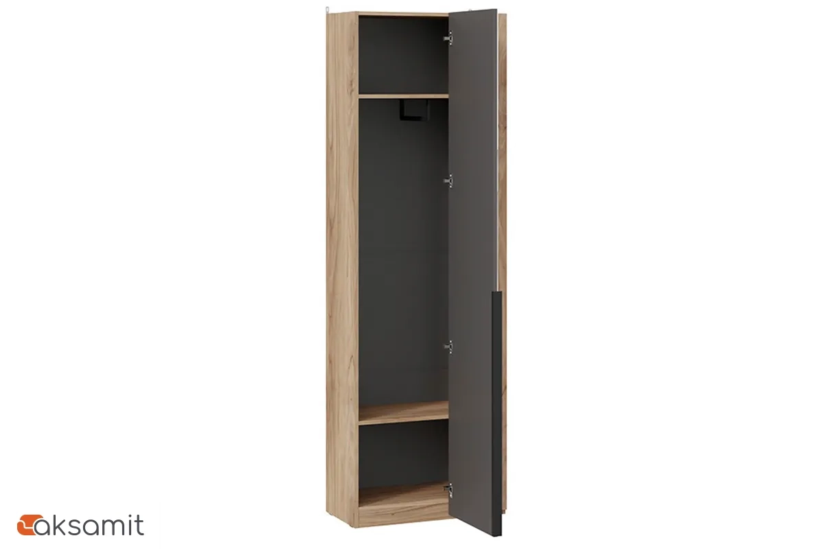 Шкаф угловой Порто СМ-393.07.232 (366) (Яблоня Беллуно / Графит)