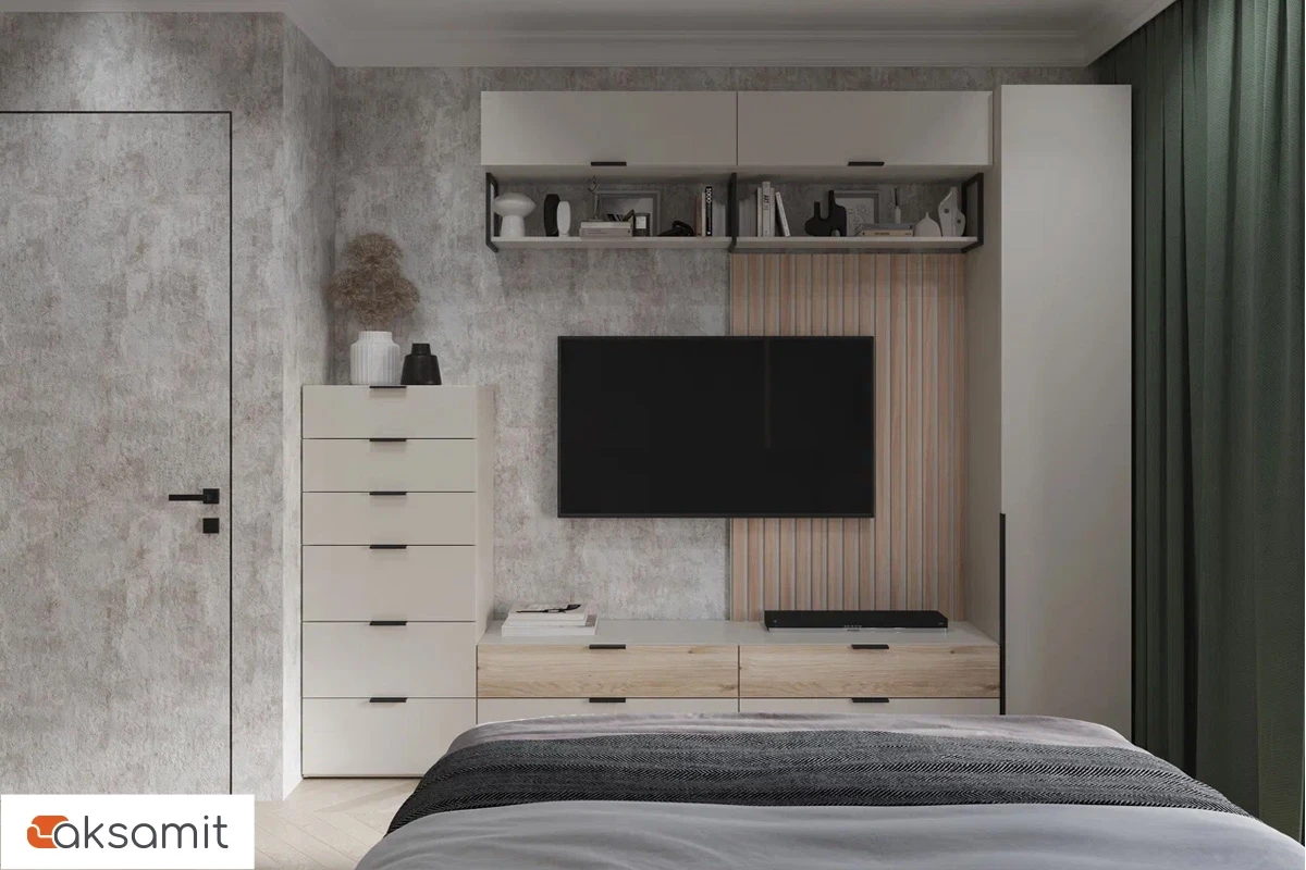 Комод Мария МК 60.6F (Дымчато-серый)