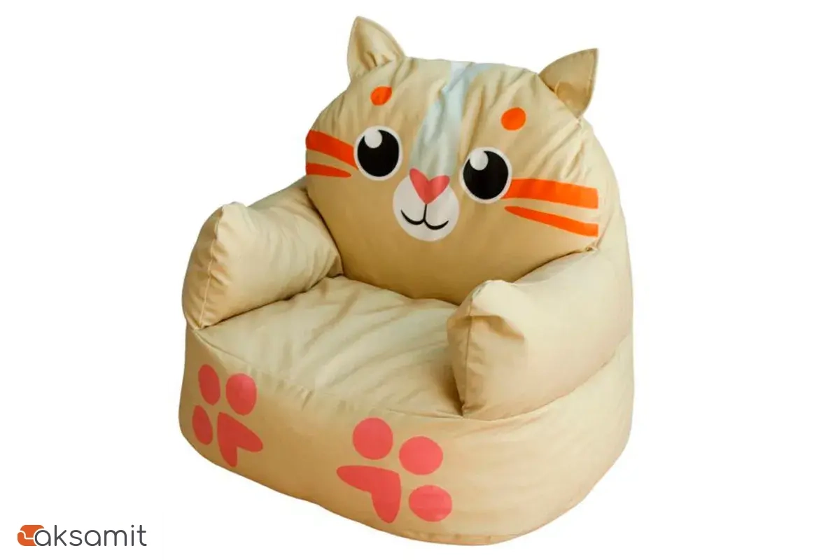 Пуфик Кошечка S Бежевый