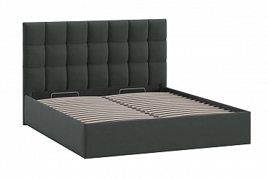 Кровать Эмбер с ПМ 160х200 (Графит серый) без заглушины