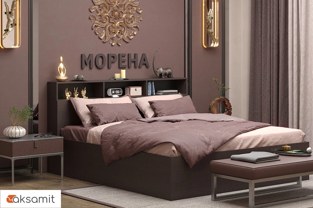 Кровать Морена 180х200 (Венге) Кровать Морена 180х200 (Венге)