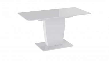 Стол раздвижной Монтана Тип 1 (Белый глянец) фото