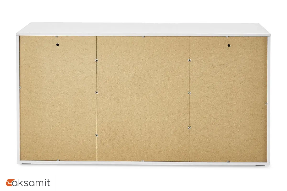 Комод комбинированный Линда 25 (Белый снег)