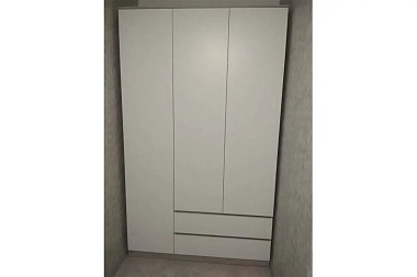 Шкаф 3х-дверный Лори (Дуб Серый/Белый)