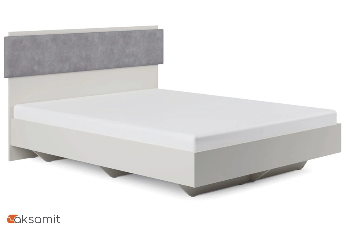 Кровать Мария МКК 160х200 (Дымчато-серый) Кровать Мария МКК 160х200 (Дымчато-серый)