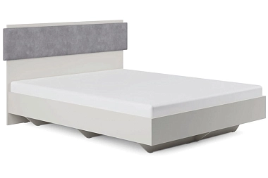 Кровать Мария МКК 160х200 (Дымчато-серый)