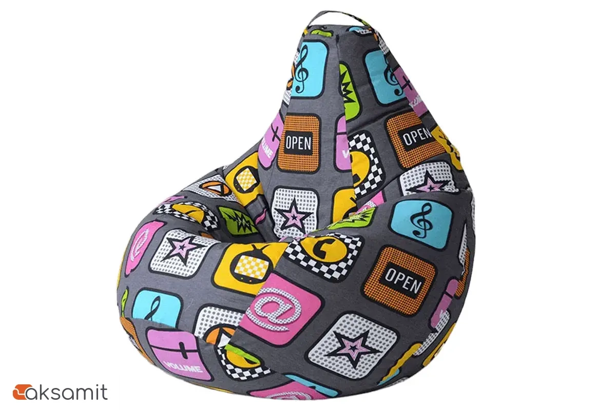 Кресло-мешок Груша Миди 2XL (Мебельный хлопок / Плей)