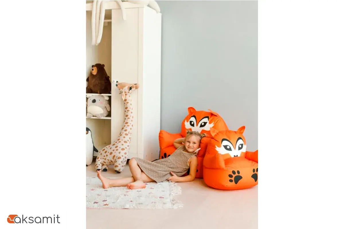 Пуфик Лисичка S Оранжевый