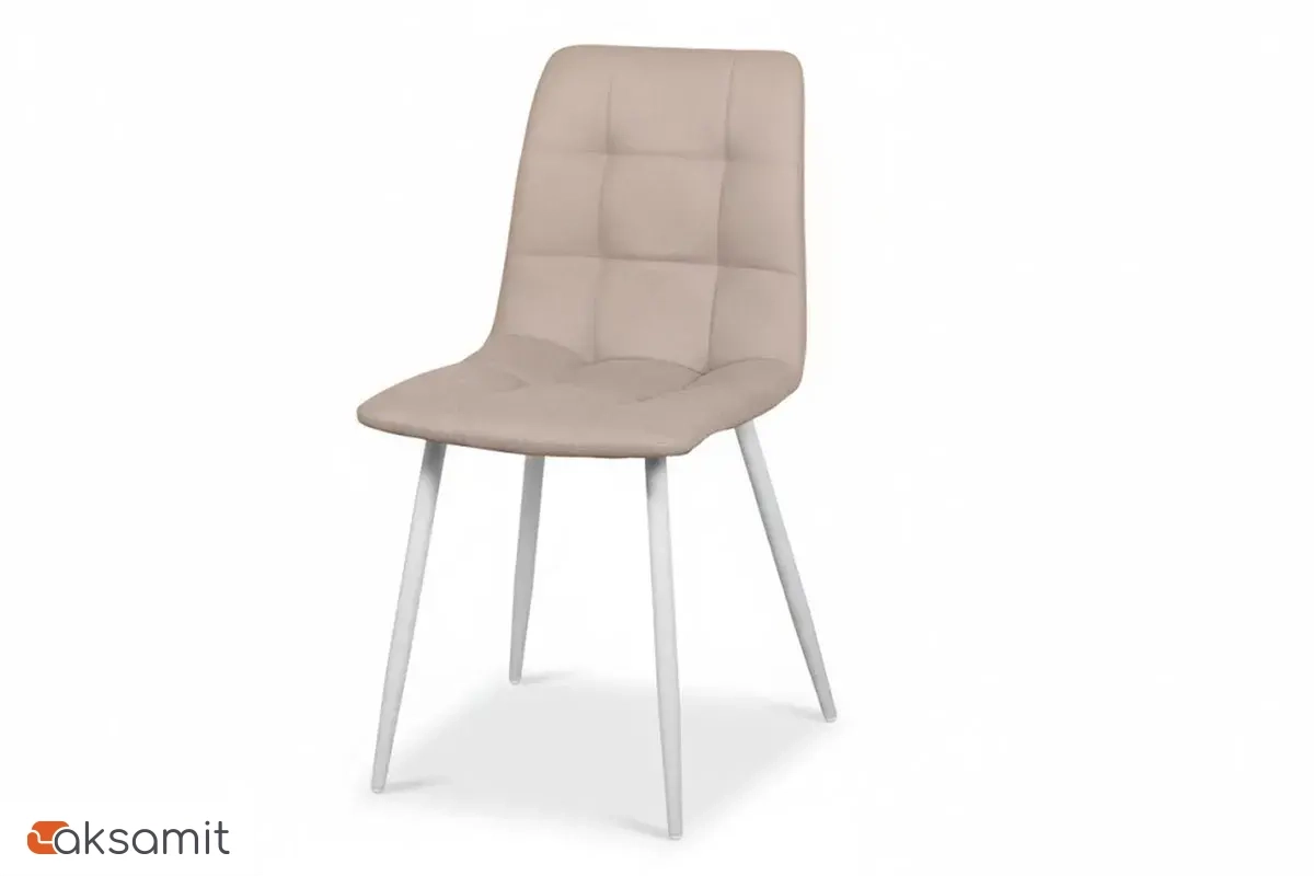 Стул Чили (Белый матовый / Велюр Дрим Beige) СРП-052 
