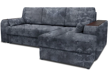 Угловой диван Остин ДКУ Plush Графит