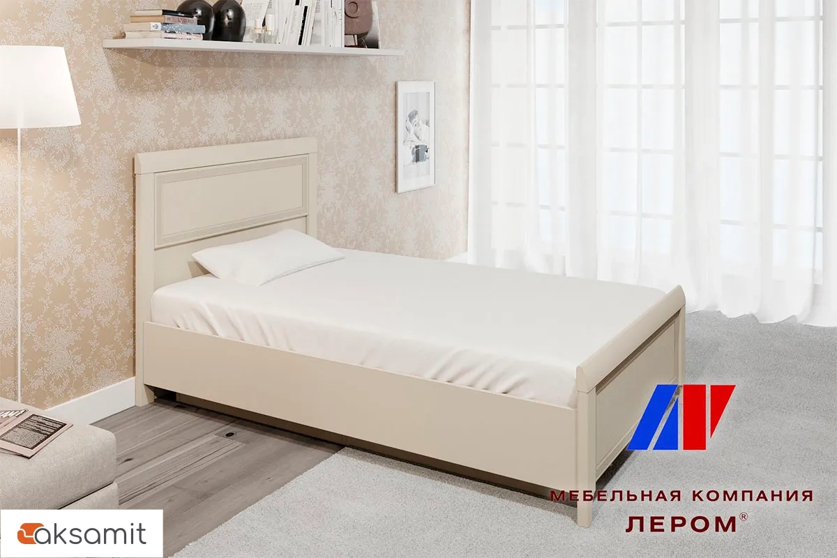 Кровать КР-1021-СК 120х200 (Серый Кашемир) Кровать КР-1021-СК 120х200 (Серый Кашемир)