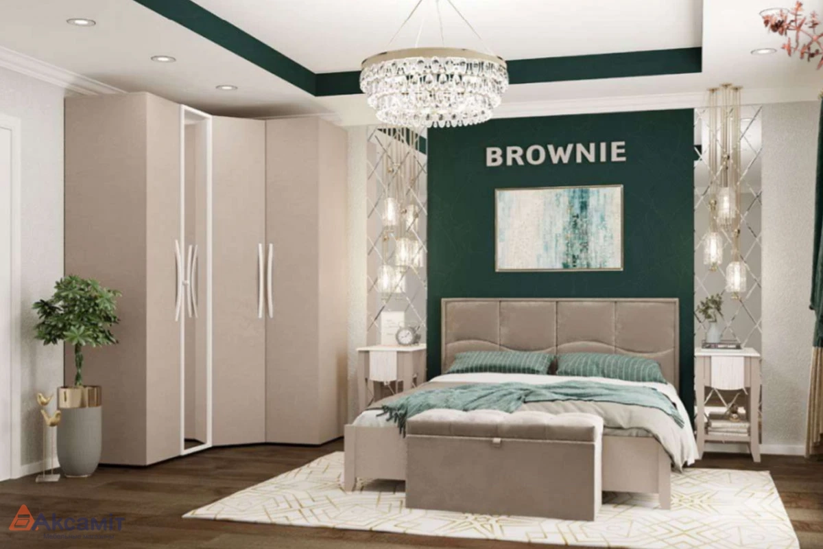 Шкаф для одежды Brownie 54 (Дверь Глухая/Зеркало)