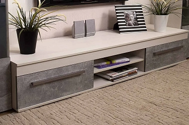 Гостиная Леон (Ясень Анкор светлый / Ателье Светлый) фото