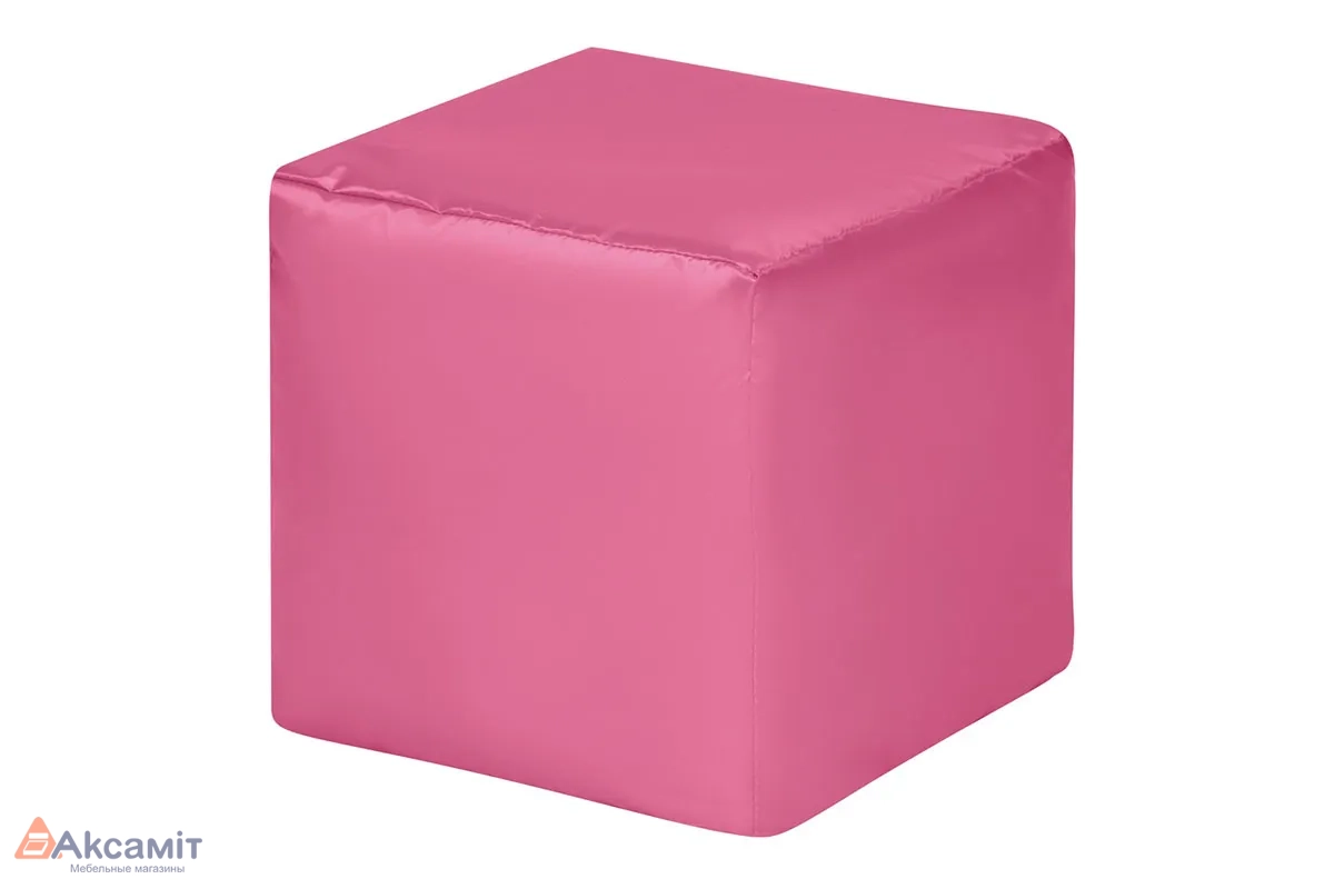 Пуфик Куб (Розовый/Оксфорд)