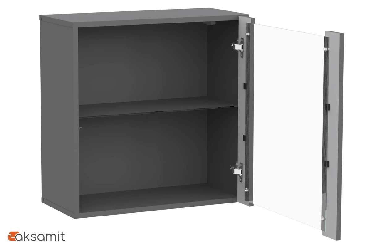 Шкаф навесной Point Тип-61 (Серый графит) 71778731 Шкаф навесной Point Тип-61 (Серый графит) 71778731