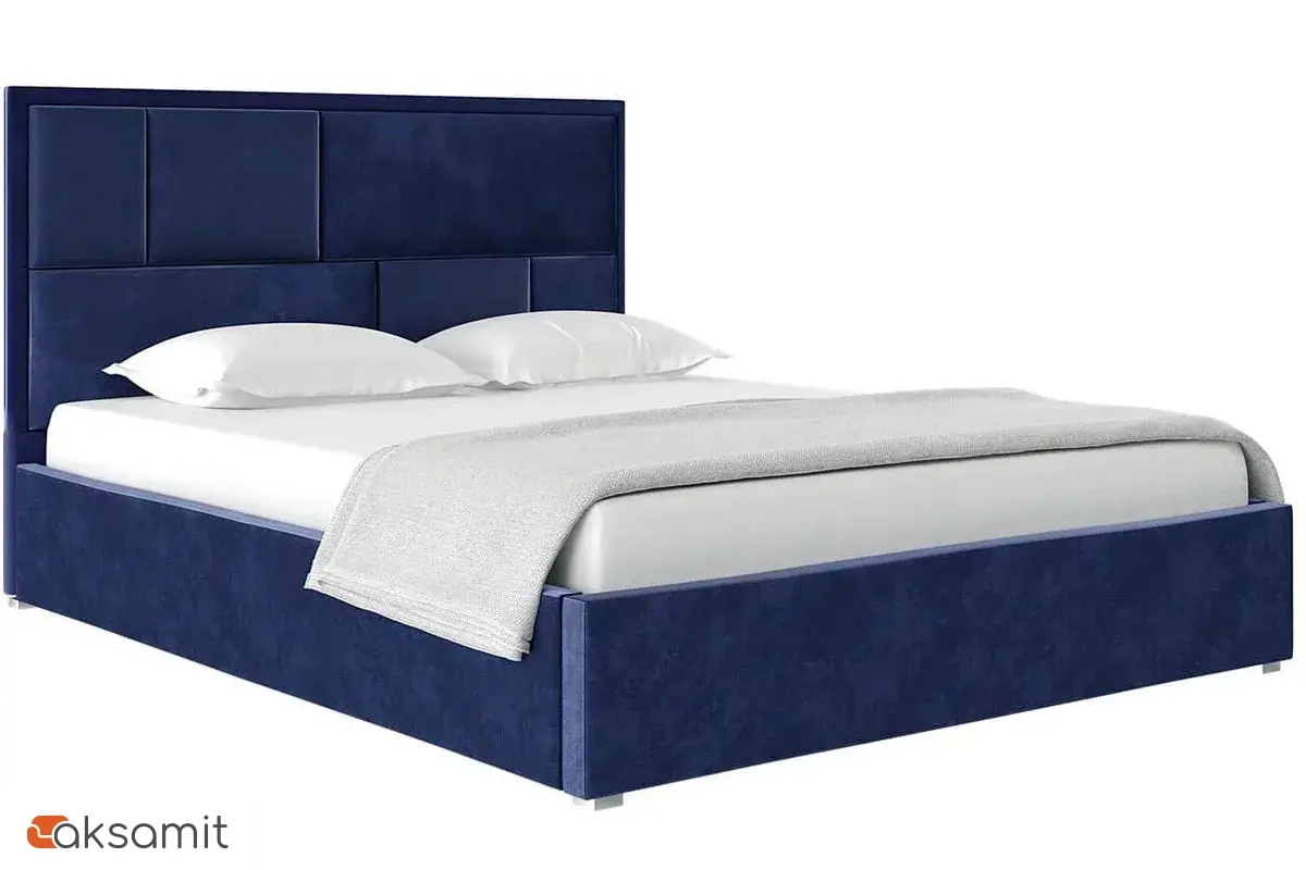 Кровать Madison без орт. основания 160х200 (Велюр/Индиго) 72305911 Кровать Madison без орт. основания 160х200 (Велюр/Индиго) 72305911