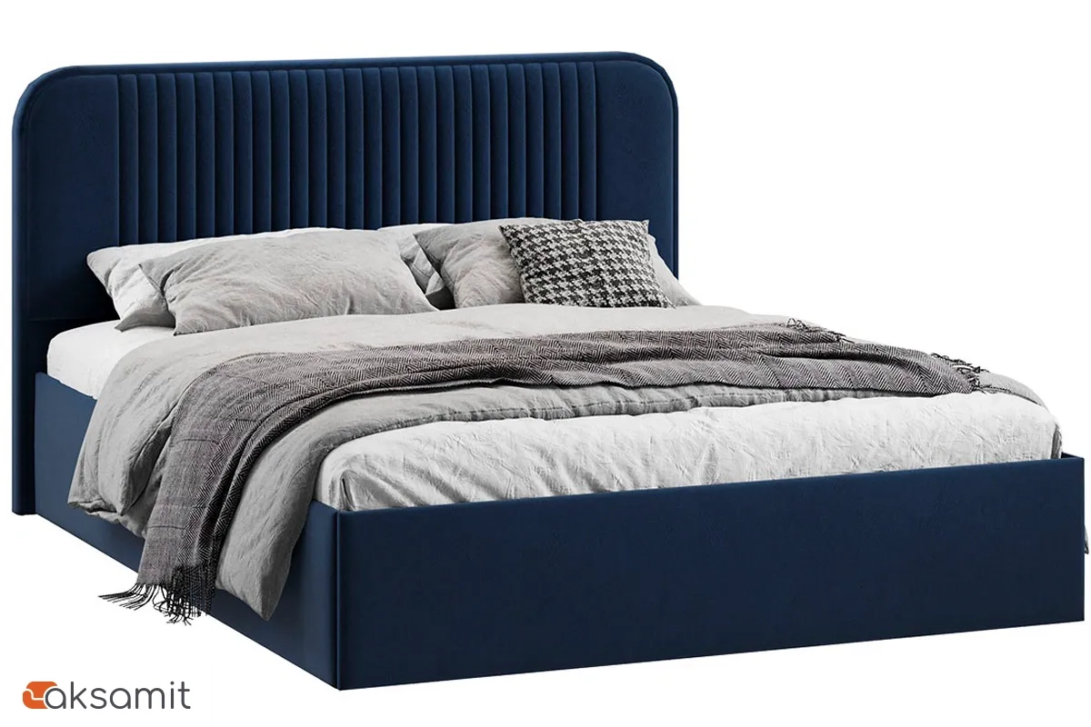 Кровать Тиффани c подъемным механизмом 160х200 Тип 1 (Микровелюр/Wellmart Blue) Кровать Тиффани c подъемным механизмом 160х200 Тип 1 (Микровелюр/Wellmart Blue)