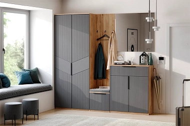 Вешалка настенная Астория 13 (Дуб кастелло медовый)