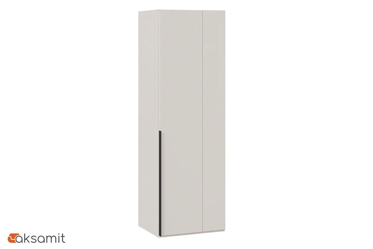 Шкаф угловой Порто СМ-393.07.006 (580) с 1 глухой дверью (Кашемир матовый / Кашемир сатин)