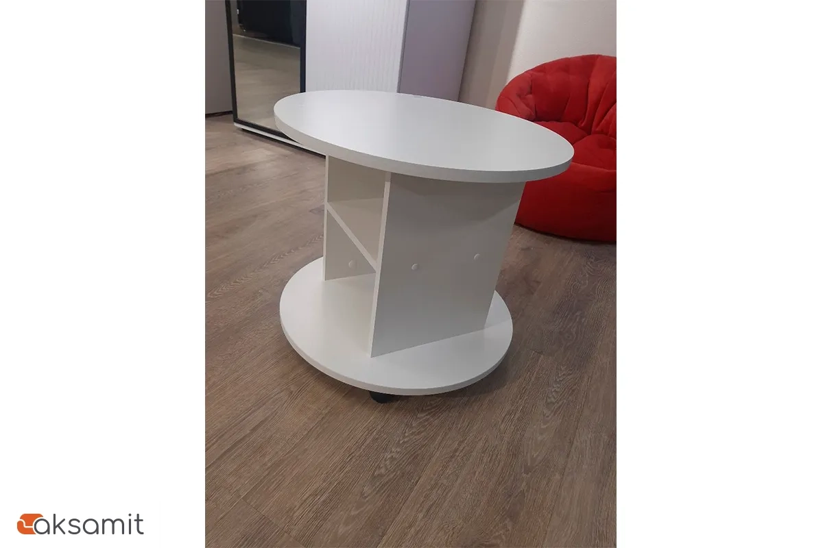 Стол журнальный Остин (Белый ясень)