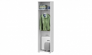 Шкаф для одежды Эрика Тип 2 (Белый ясень)
