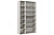Корпус шкафа для гардеробной Мария МШ 135.40+МКП 135.40 (Дымчато-серый)