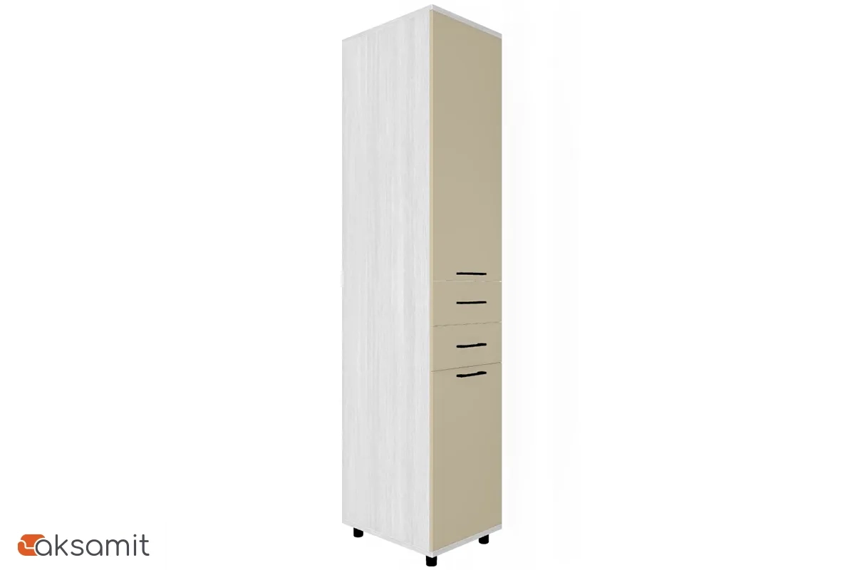 Шкаф многоцелевой ШК-5023-СЯ-КМ (Снежный Ясень / Кашемир Матовый)