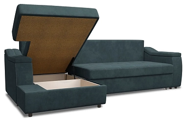 Угловой диван Бруно New ДКУ-О Teddy 18 Серый