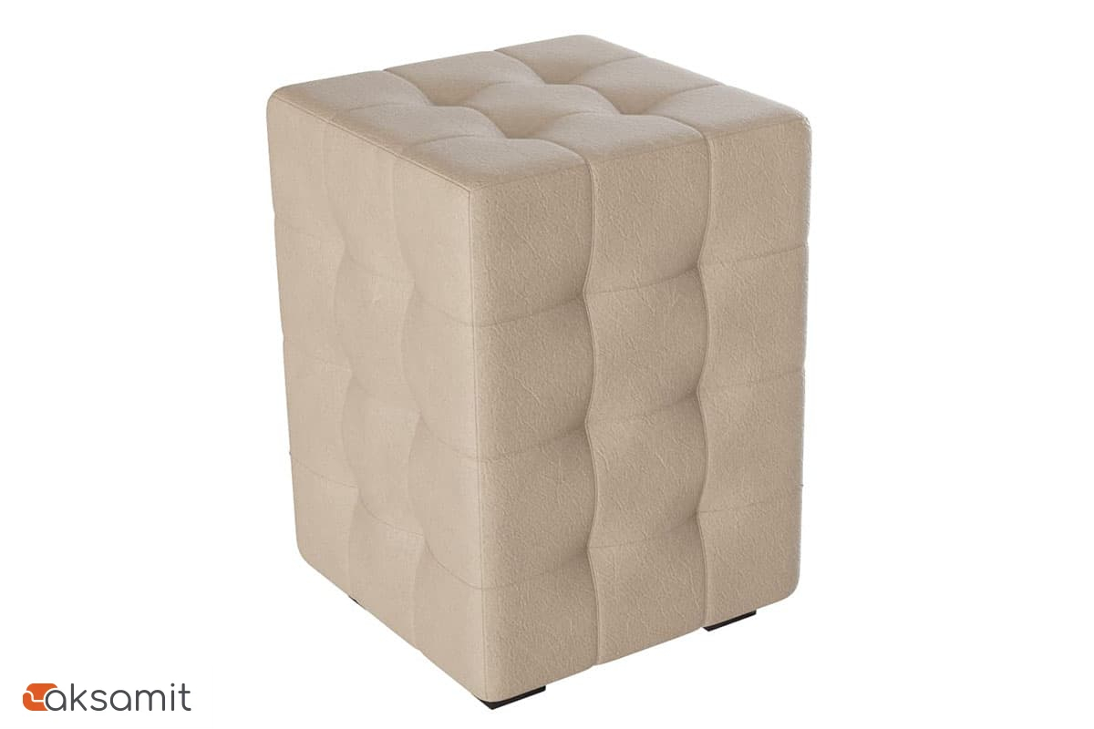 Пуф Модерн-2 мини (Кожзам / Бежевый)
