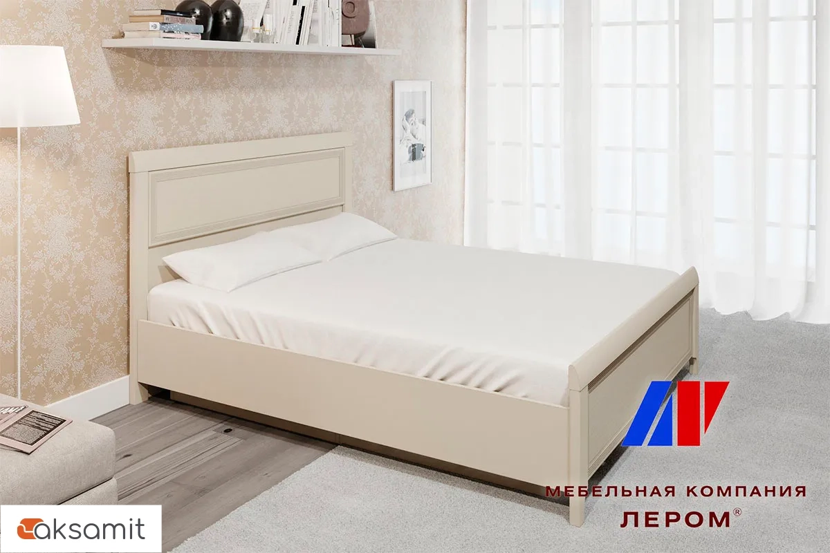 Кровать КР-1023-СК с ПМ 160х200 (Серый Кашемир) Кровать КР-1023-СК с ПМ 160х200 (Серый Кашемир)