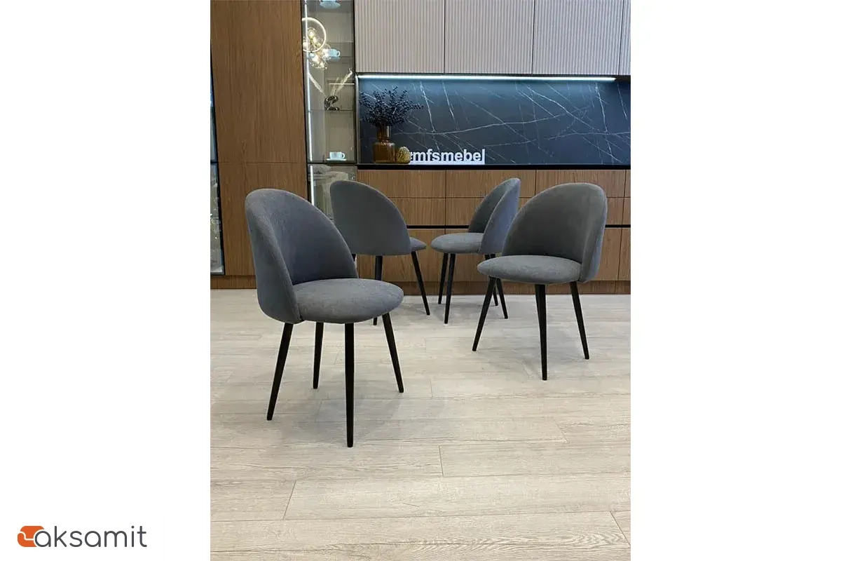 Стул Логан (Marseille 26 / Металлокаркас Торонто / Черный)