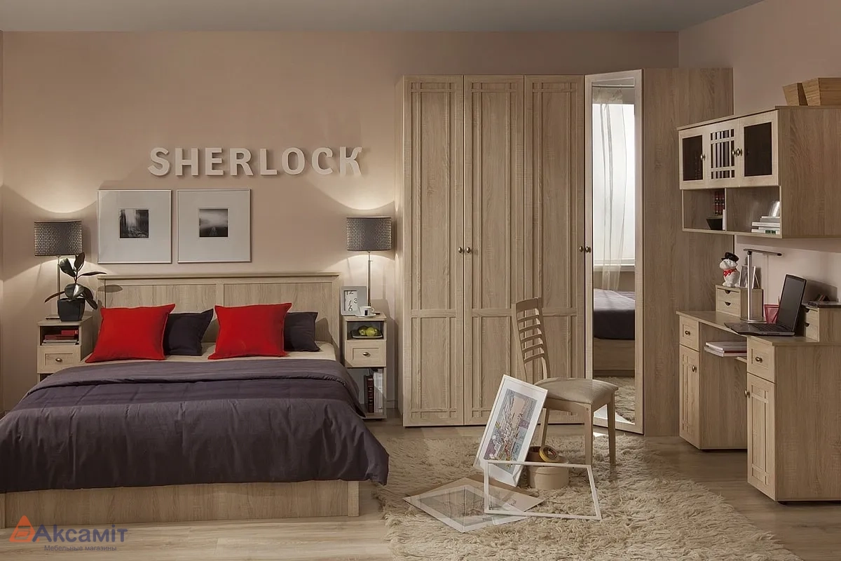 Спальня Sherlock (Дуб Сонома) фото