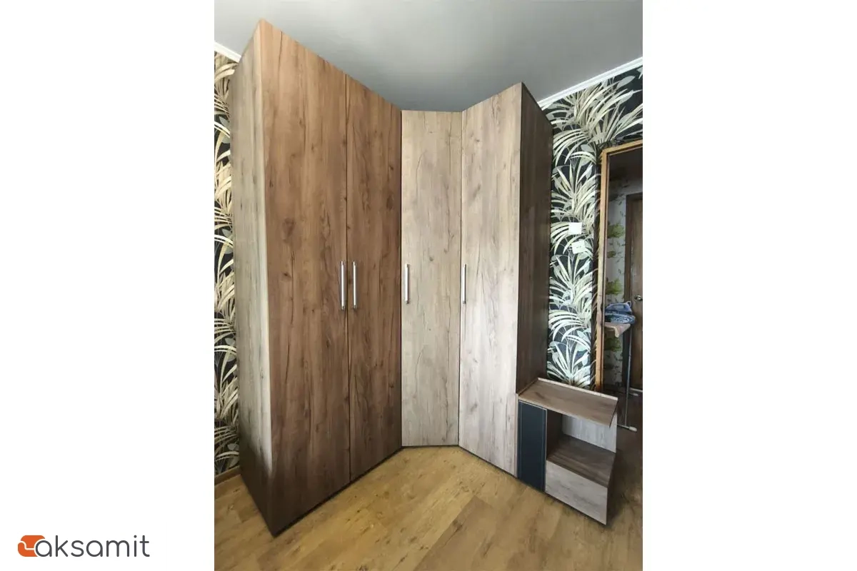 Монако 55 Шкаф для белья Дуб табачный Craft