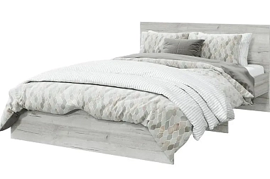 Кровать Лори с ящиками 160х200 (Дуб Серый/Белый)