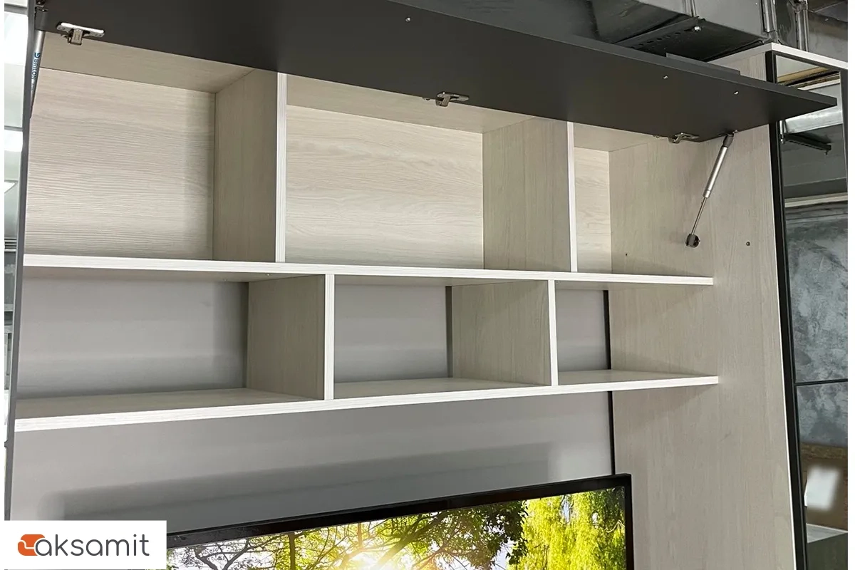 Гостиная Палермо-7 (Анкор белый/Графит)