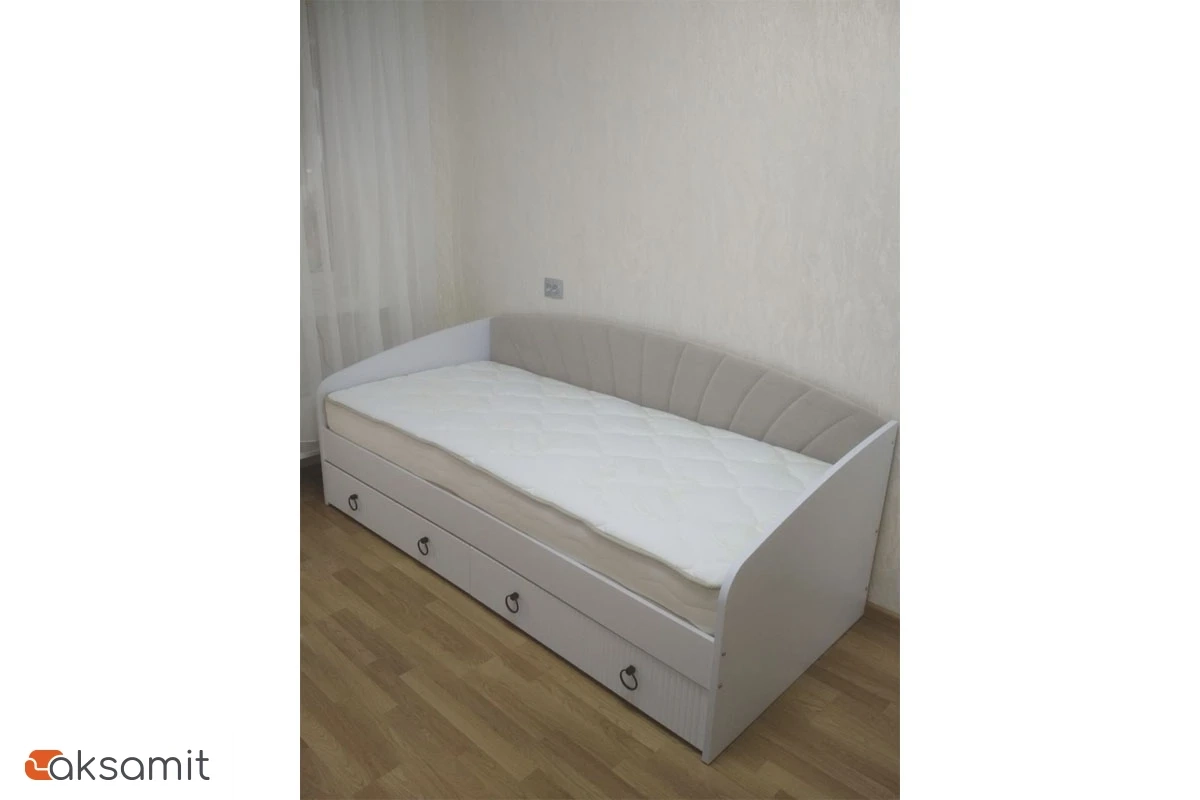 Кровать-софа Шарлиз (Белое сияние/Белый снег) Кровать-софа Шарлиз (Белое сияние/Белый снег)